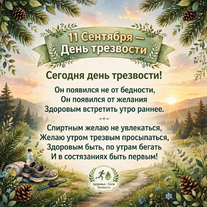 день трезвости, открытка №41