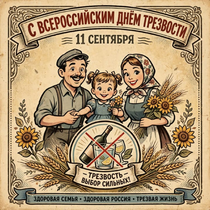 день трезвости, открытка №43
