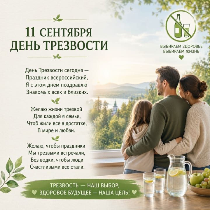 день трезвости, открытка №46