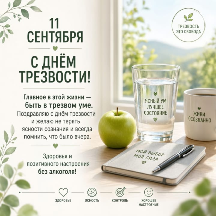 день трезвости, открытка №58