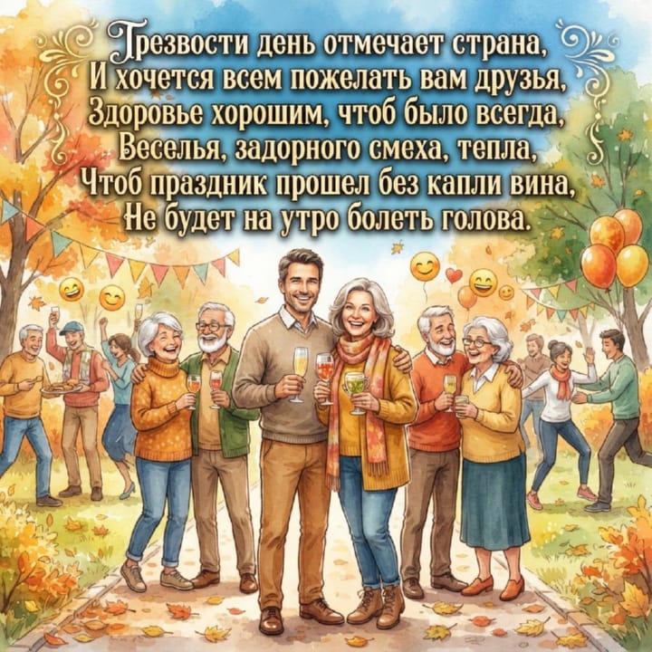 день трезвости, открытка №8
