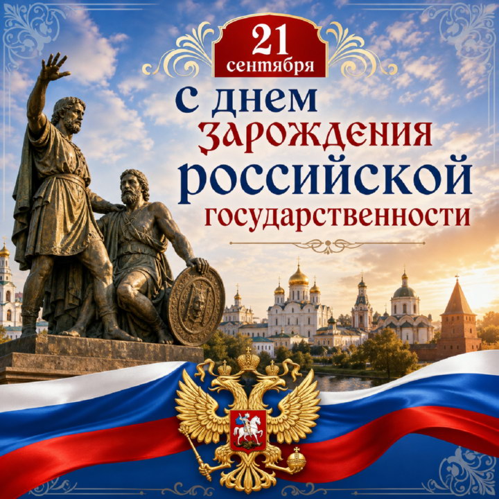 день зарождения российской государственности, открытка №11