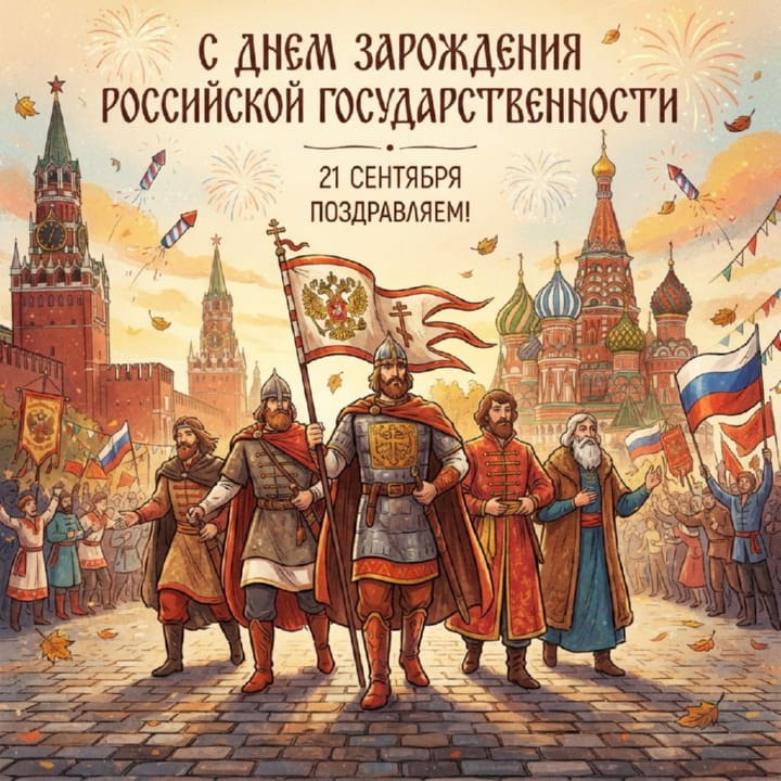 день зарождения российской государственности, открытка №14