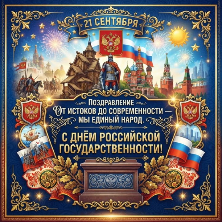 день зарождения российской государственности, открытка №16