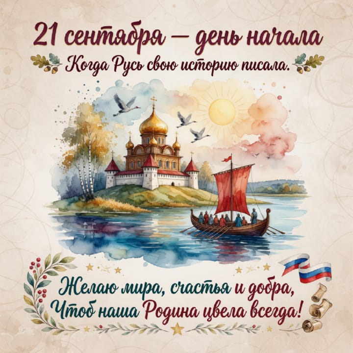 день зарождения российской государственности, открытка №21
