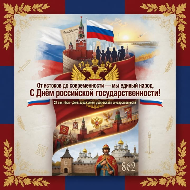 день зарождения российской государственности, открытка №22