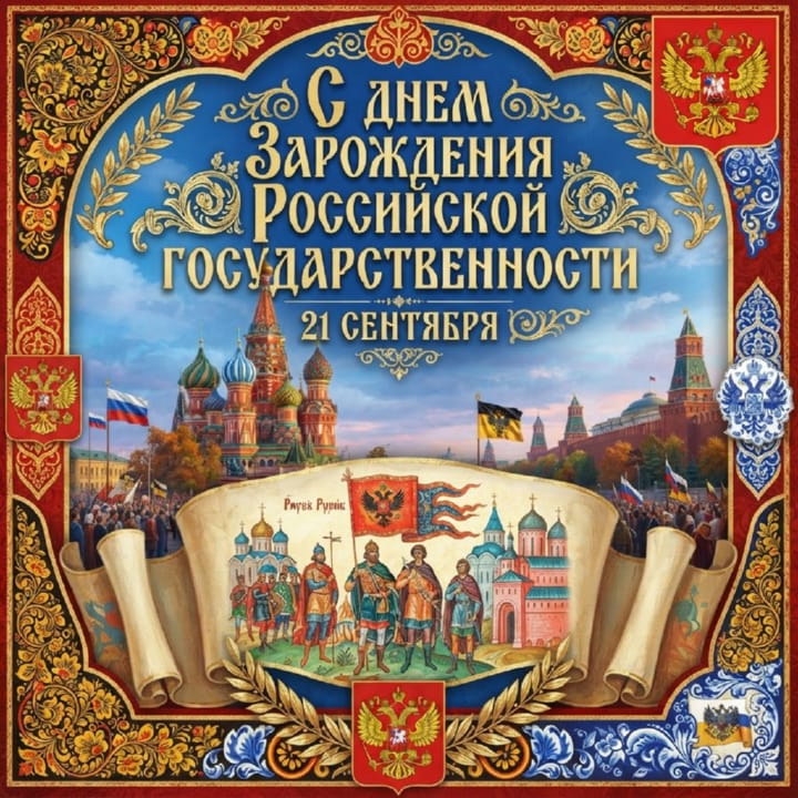 день зарождения российской государственности, открытка №24