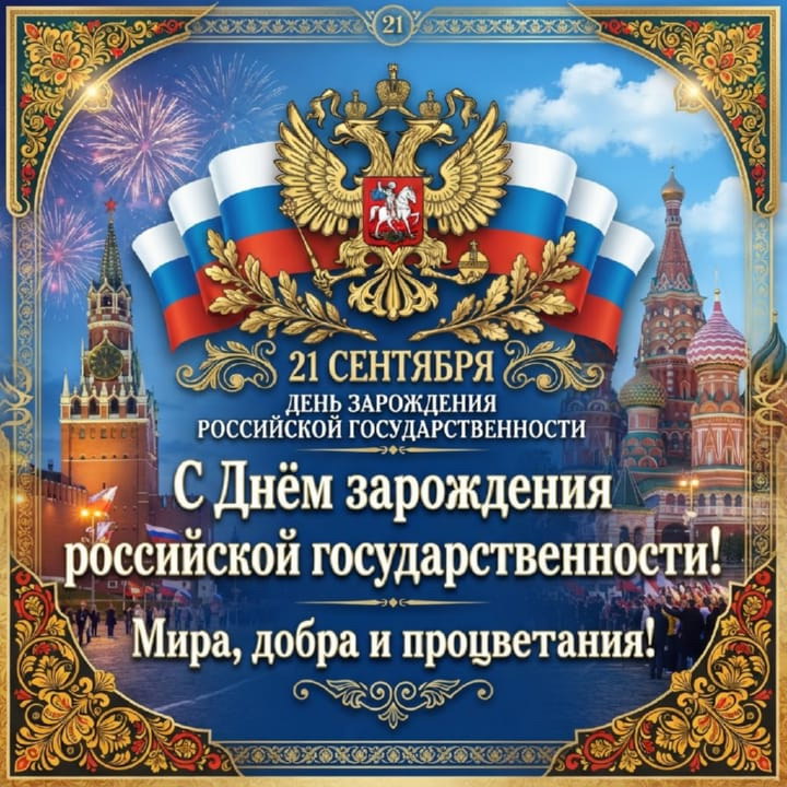 день зарождения российской государственности, открытка №27