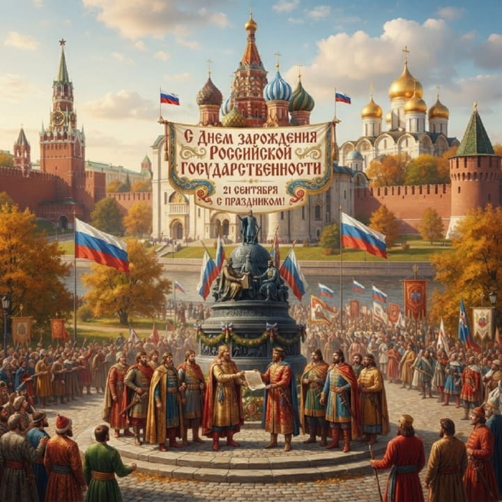 день зарождения российской государственности, открытка №28