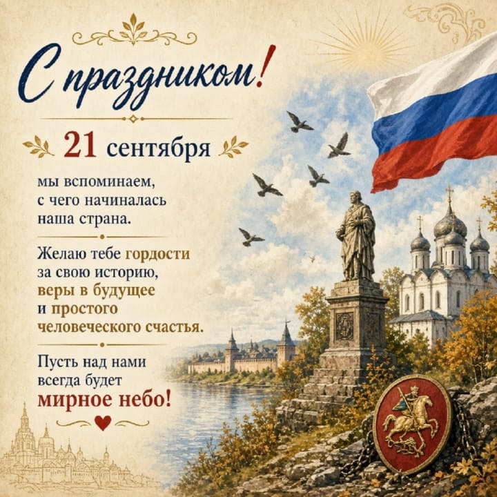 день зарождения российской государственности, открытка №3