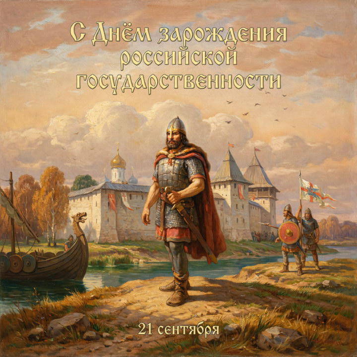 день зарождения российской государственности, открытка №7