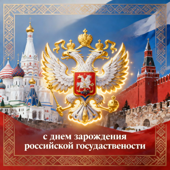 день зарождения российской государственности, открытка №8