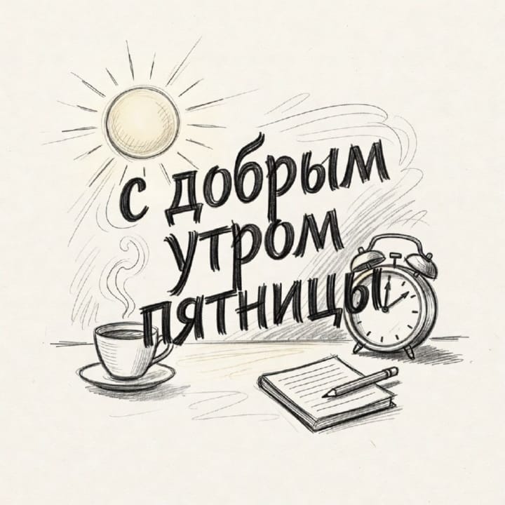 с добрым утром пятницы, открытка №13