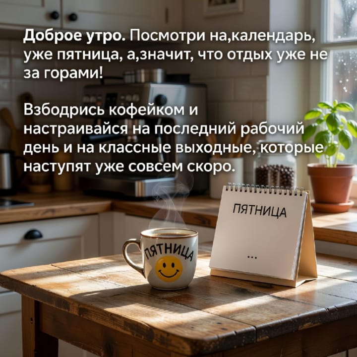 с добрым утром пятницы, открытка №15