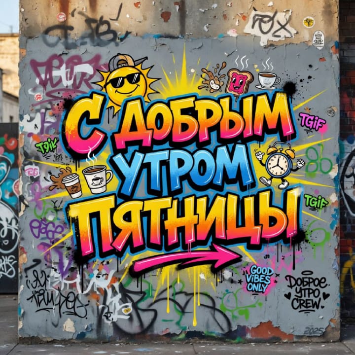 с добрым утром пятницы, открытка №44