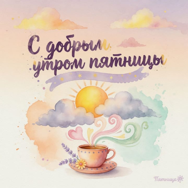 с добрым утром пятницы, открытка №52