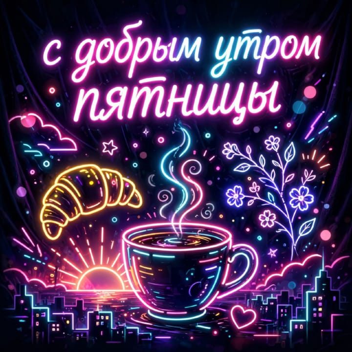 с добрым утром пятницы, открытка №66
