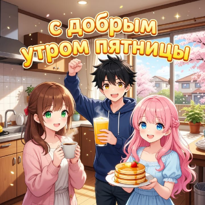 с добрым утром пятницы, открытка №71