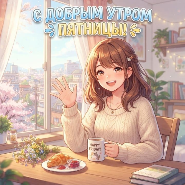 с добрым утром пятницы, открытка №8