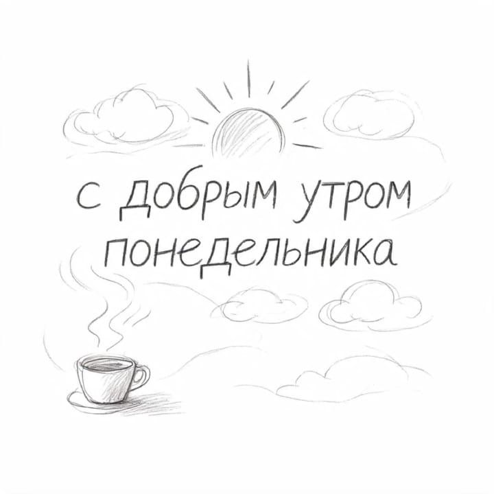 с добрым утром понедельника, открытка №40