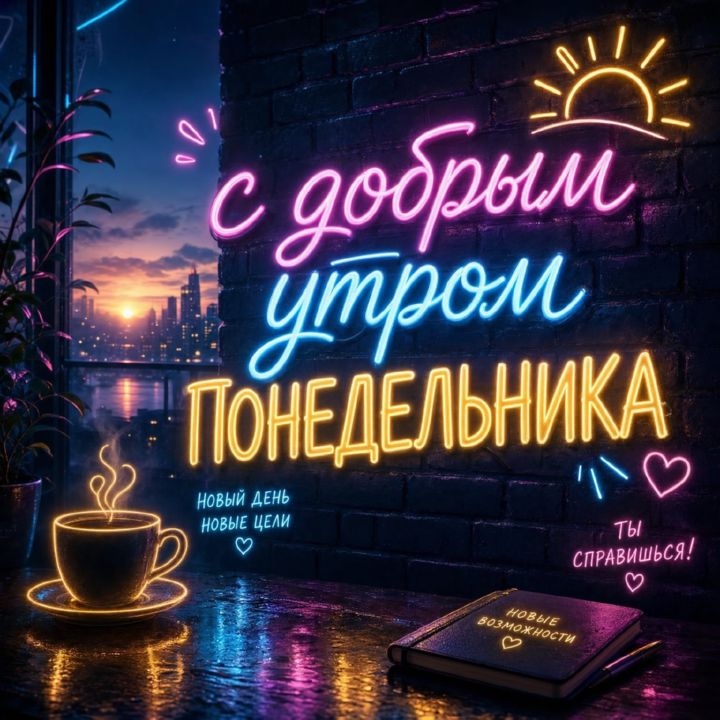 с добрым утром понедельника, открытка №51
