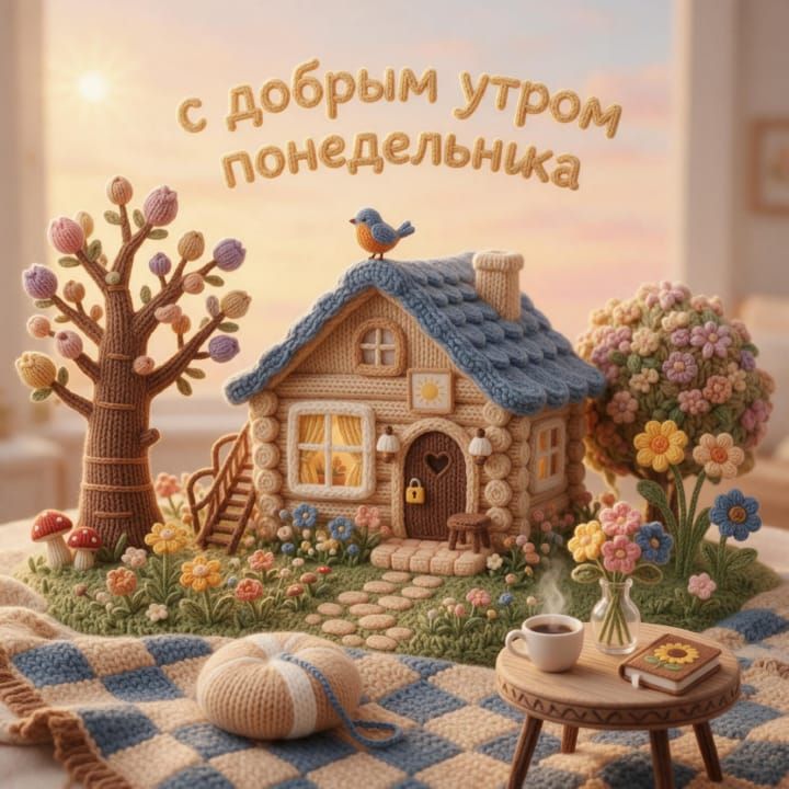 с добрым утром понедельника, открытка №52