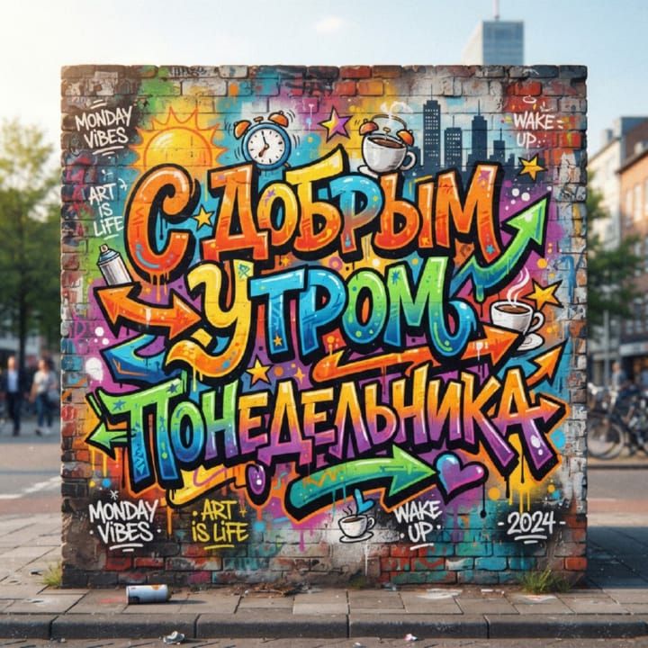 с добрым утром понедельника, открытка №54