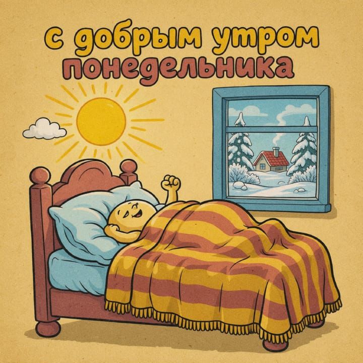 с добрым утром понедельника, открытка №82