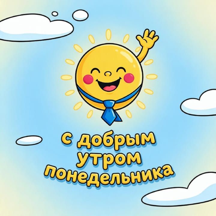 с добрым утром понедельника, открытка №97