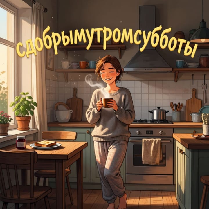 с добрым утром субботы, открытка №20