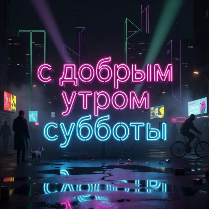 с добрым утром субботы, открытка №21