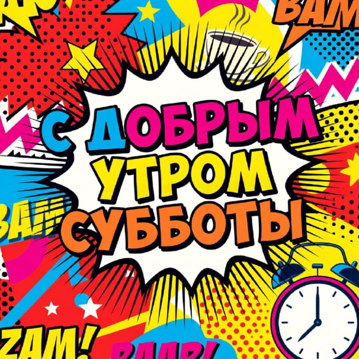 с добрым утром субботы, открытка №49
