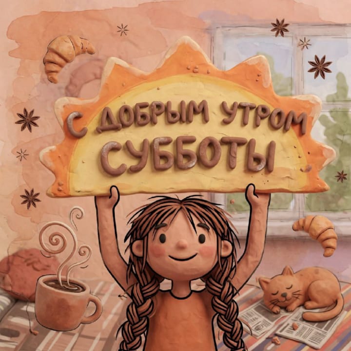 с добрым утром субботы, открытка №57