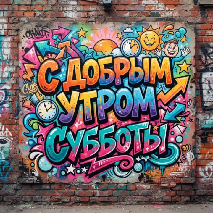 с добрым утром субботы, открытка №73