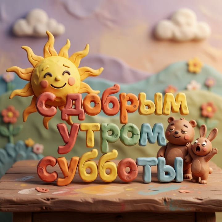 с добрым утром субботы, открытка №75