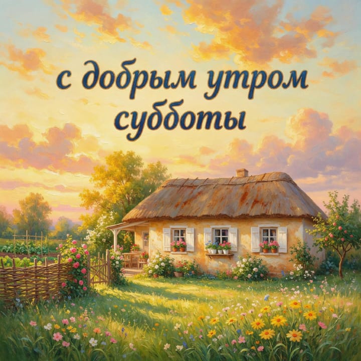 с добрым утром субботы, открытка №90