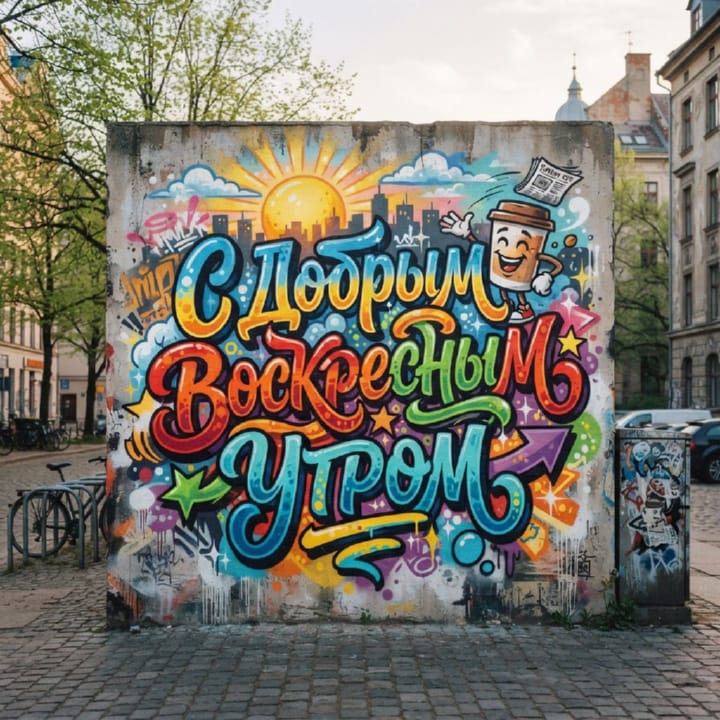 с добрым утром воскресенья, открытка №26