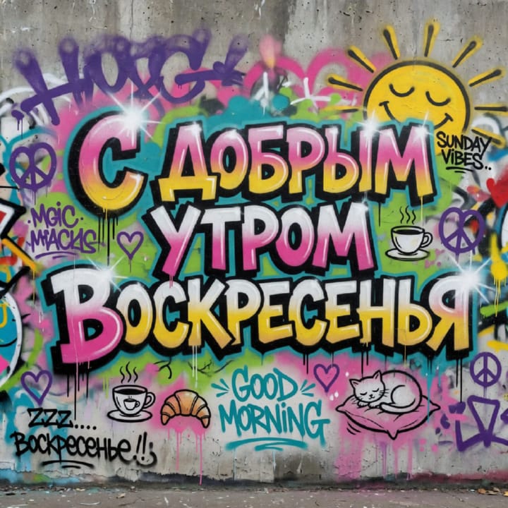 с добрым утром воскресенья, открытка №43