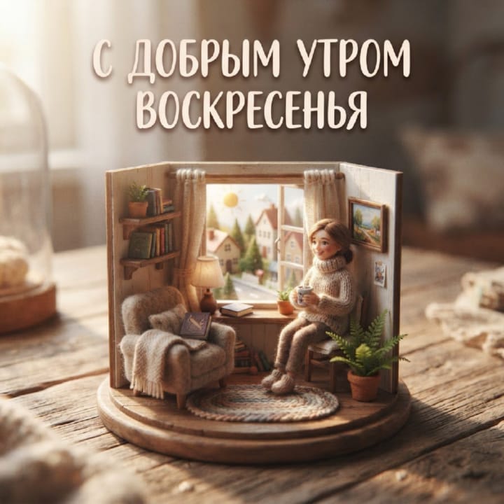 с добрым утром воскресенья, открытка №63
