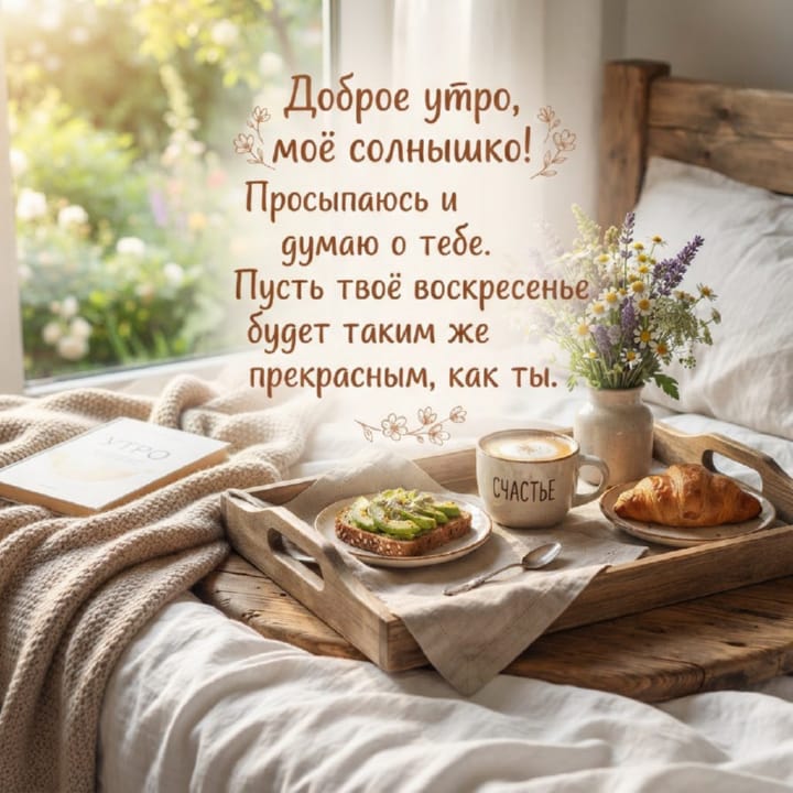 с добрым утром воскресенья, открытка №70