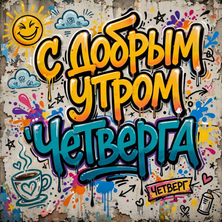 с добрым утром четверга, открытка №2
