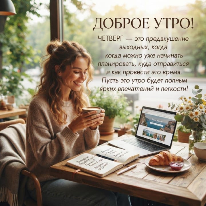 с добрым утром четверга, открытка №31