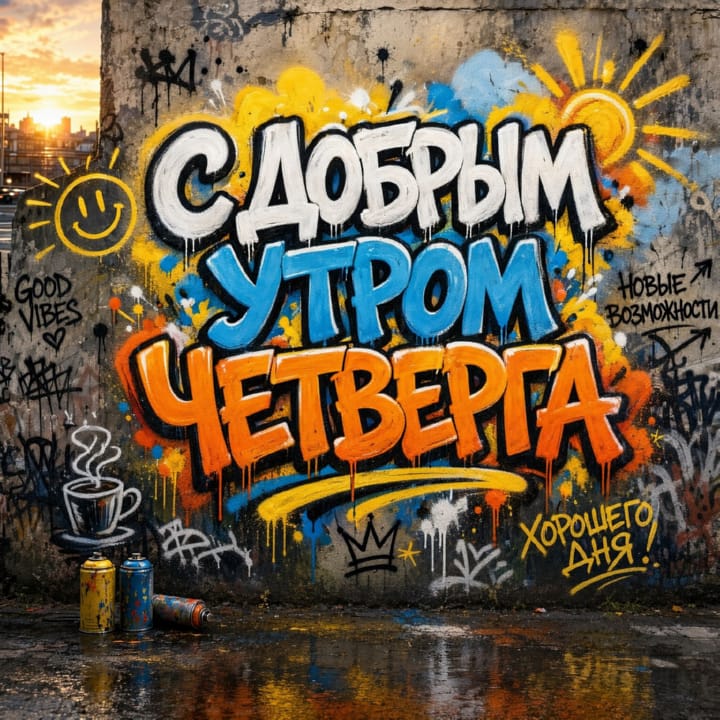 с добрым утром четверга, открытка №45
