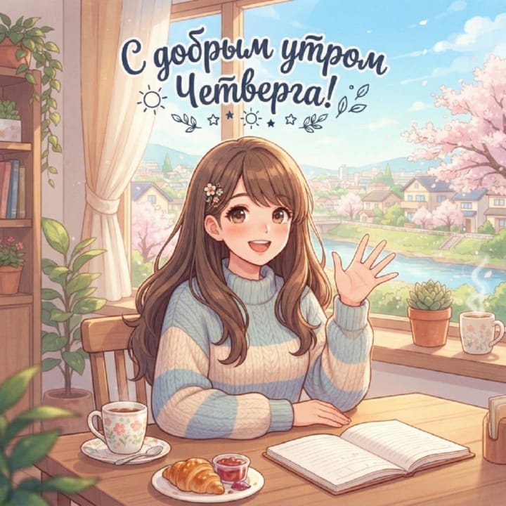 с добрым утром четверга, открытка №63