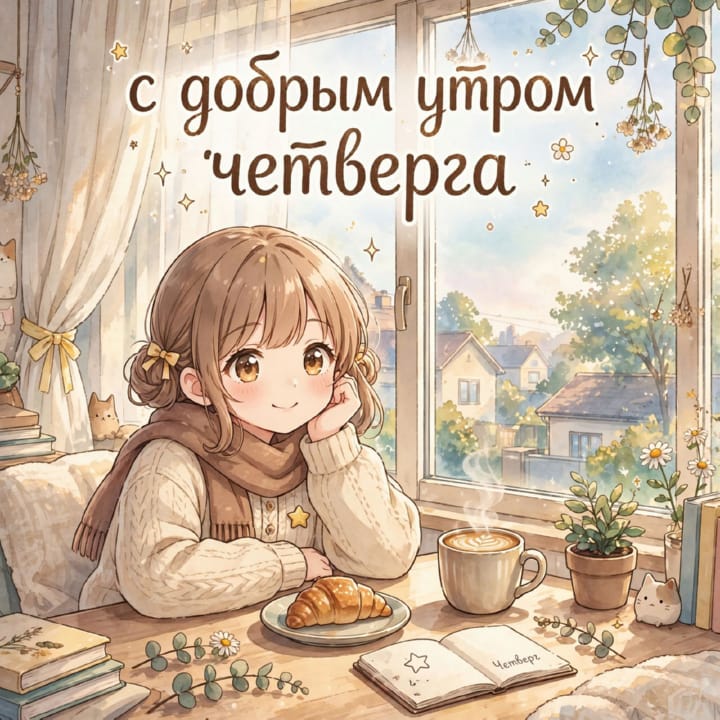 с добрым утром четверга, открытка №68