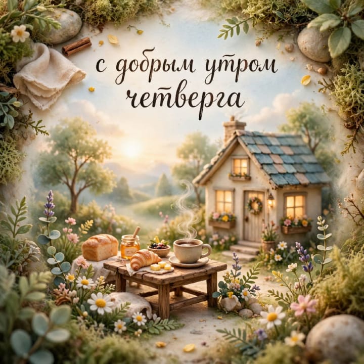с добрым утром четверга, открытка №69