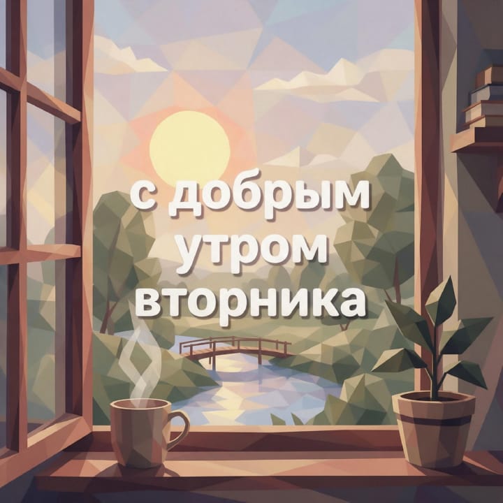 с добрым утром вторника, открытка №21