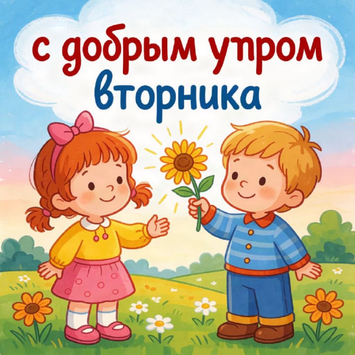 с добрым утром вторника, открытка №53