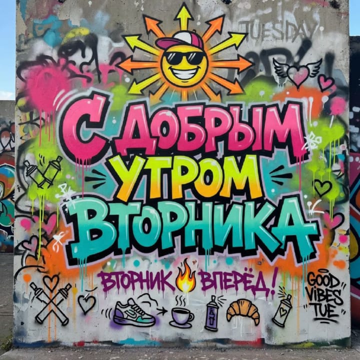 с добрым утром вторника, открытка №6