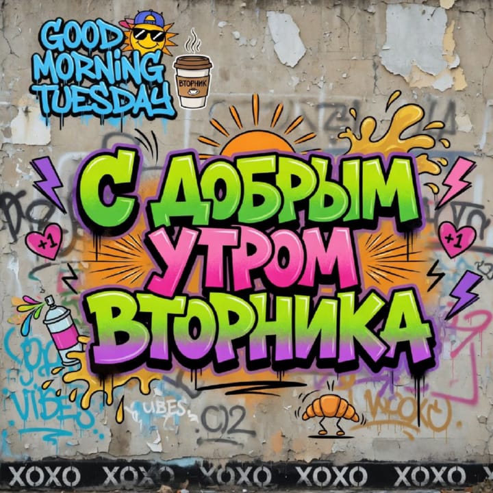 с добрым утром вторника, открытка №65